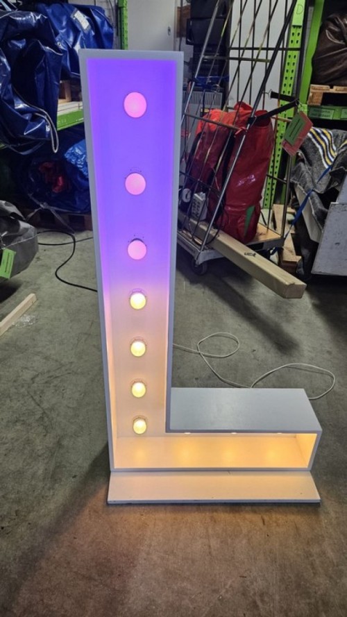 Lichtletters - Love (roze/warm wit)